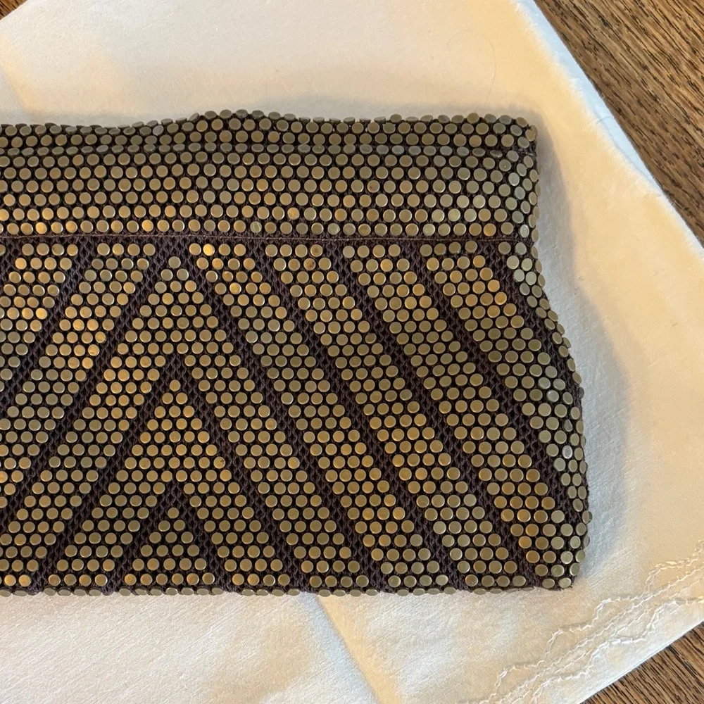 Vintage ( 1940’s?) Elegant Gold Beaded Clutch Purse. Stunning!